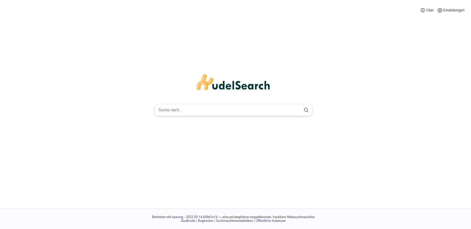 Nudelsearch Home Image